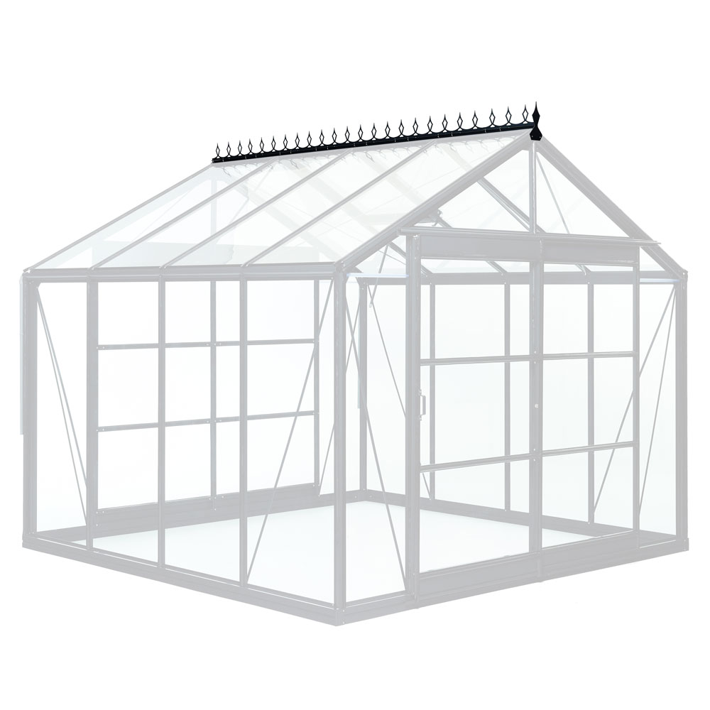 Décoration faîtière pour votre serre en verre ACD