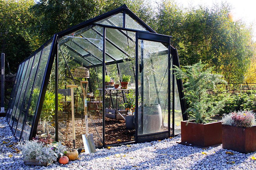 Serres en polycarbonate alvéolaire Gamme DEMI-LUNE