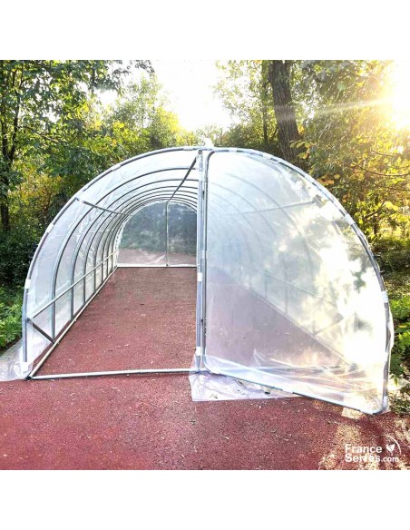 serre de jardin bâche transparente 3m x 8m