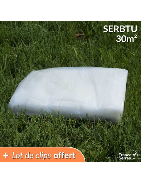 Bâche de remplacement pour serre tunnel 30m² - SERBTU32-30_TR