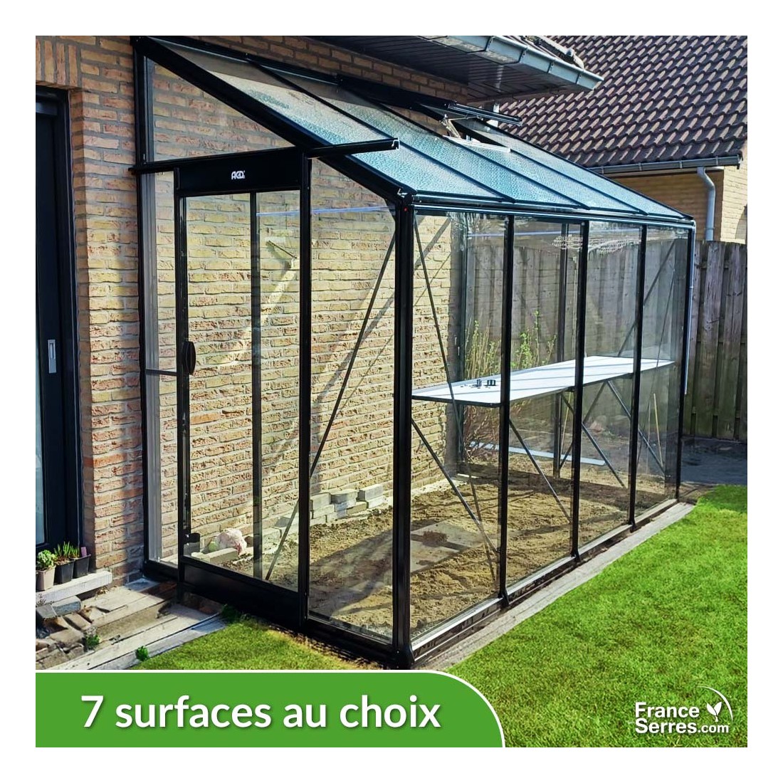 Mini-serre à Germer BIVITA En Verre Et Plastique - Pour Graines Germées, Diamètre 13 Cm, Avec Ventilation - 3