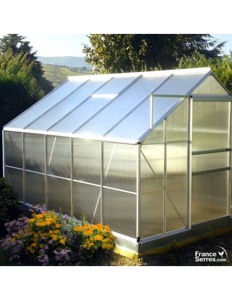 Panneaux en Polycarbonate alvéolaire 4mm pour serre de jardin