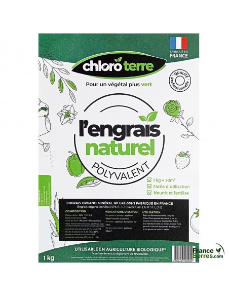 Engrais tout-en-un naturel Chloro terre