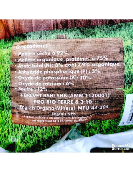 sac de 5kg d'engrais 100% naturel polyvalent