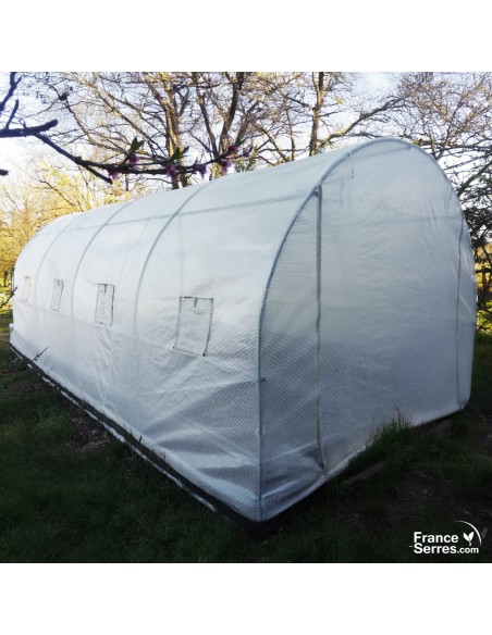 Serre tunnel de jardin 18m²