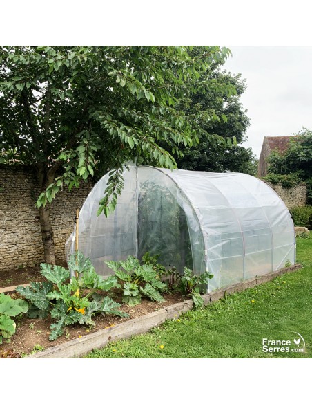 serre de jardin tunnel bâche thermique transparente de 9m²