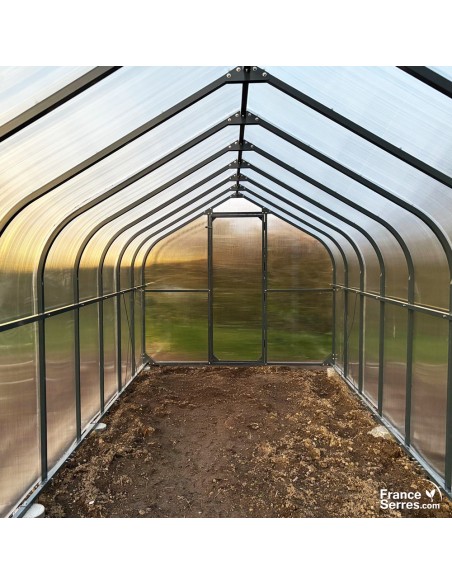 Serre Polycarbonate 15m² de qualité
