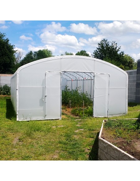 Serre tunnel professionnelle pour maraichage 50m²