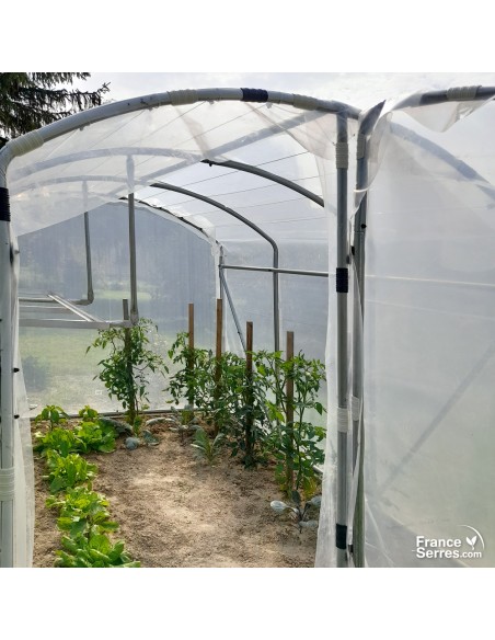 serre tunnel 2 x 3m avec bâche transparente