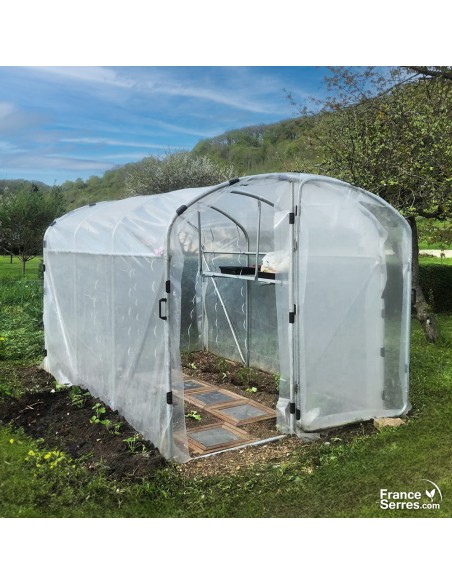 Tunnel de jardin avec pied droit 6m²