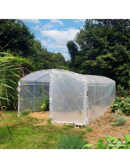 Serre tunnel de jardin de 18m²