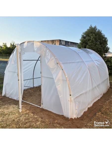 serre tunnel 2 portes 12m²