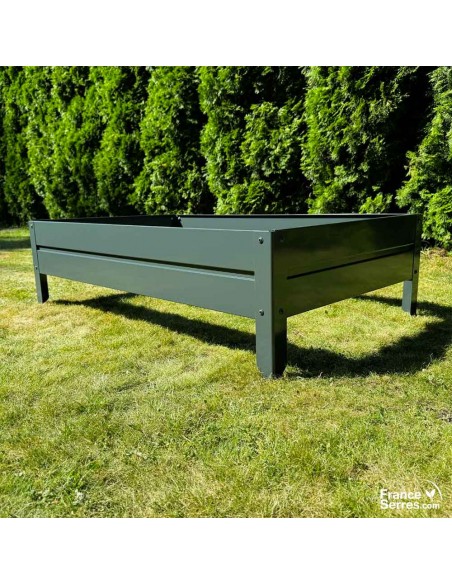 Bac de culture avec pieds à enterrer