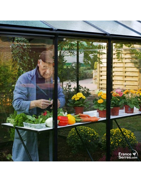 Surface de travail pour serres en verre Surface de travail pour serres en verre
