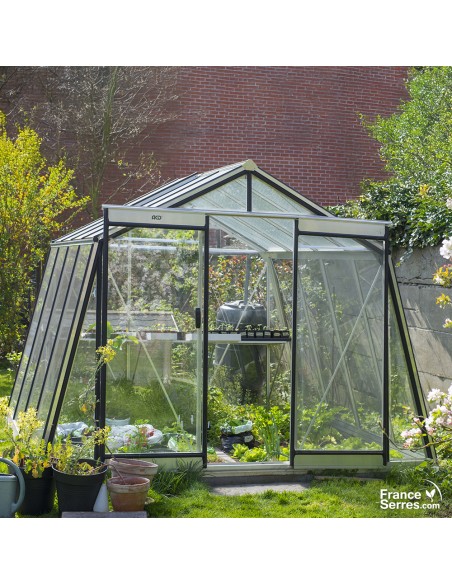 Porte pour passage élargi de serre en verre ACD Porte pour passage élargi de serre en verre ACD