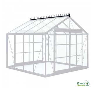 Décoration faîtière pour serre en verre ACD