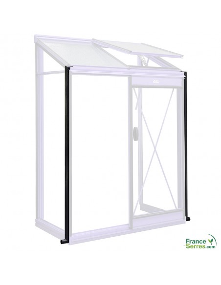 Set de deux descentes d'eau en alu à installer sur les serres en verre ACD Set de deux descentes d'eau en alu à installer sur les serres en verre ACD