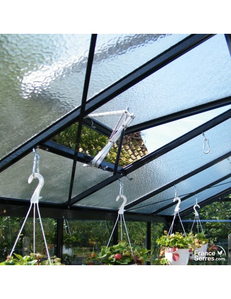 Ouverture automatique pour lucarne de serre ACD pour optimiser l'aération de votre serre