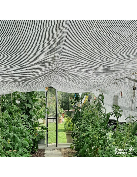 Toile d'ombrage professionnelle avec bandes d'aluminium pour serre ACD Toile d'ombrage professionnelle avec bandes d'aluminium pour serre ACD