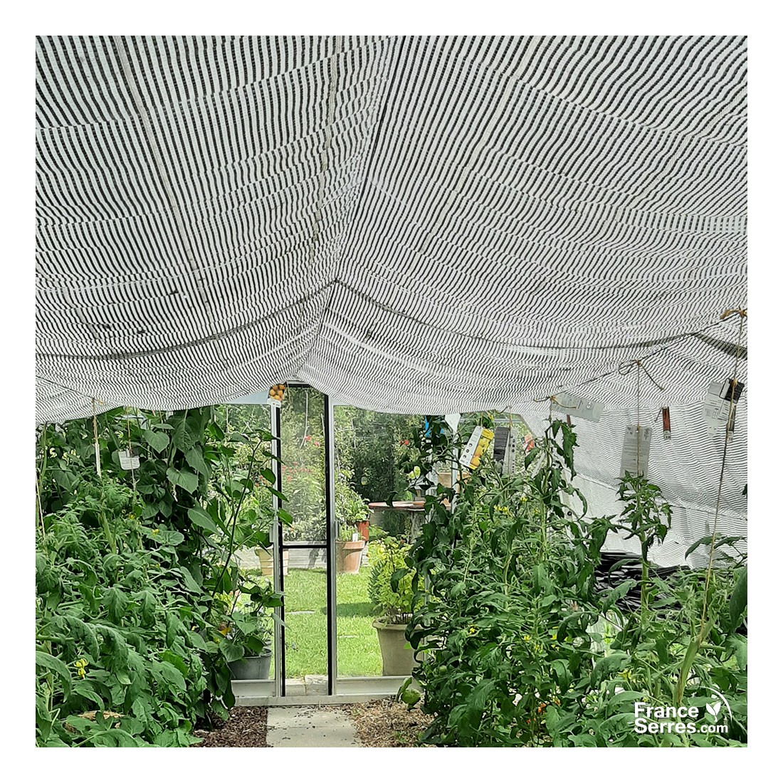 Toile d'ombrage professionnelle avec bandes d'aluminium pour serre ACD Toile d'ombrage professionnelle avec bandes d'aluminium pour serre ACD