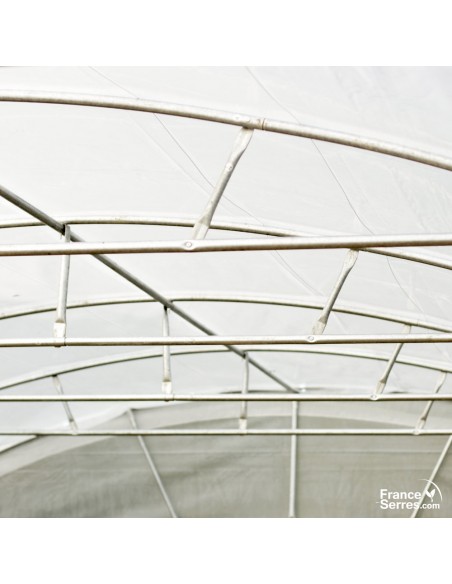 serre professionnelle avec renforts de faitage