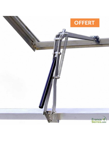 Une ouverture automatique pour l'achat d'une serre en verre jusqu'au 5 mai 2026.
